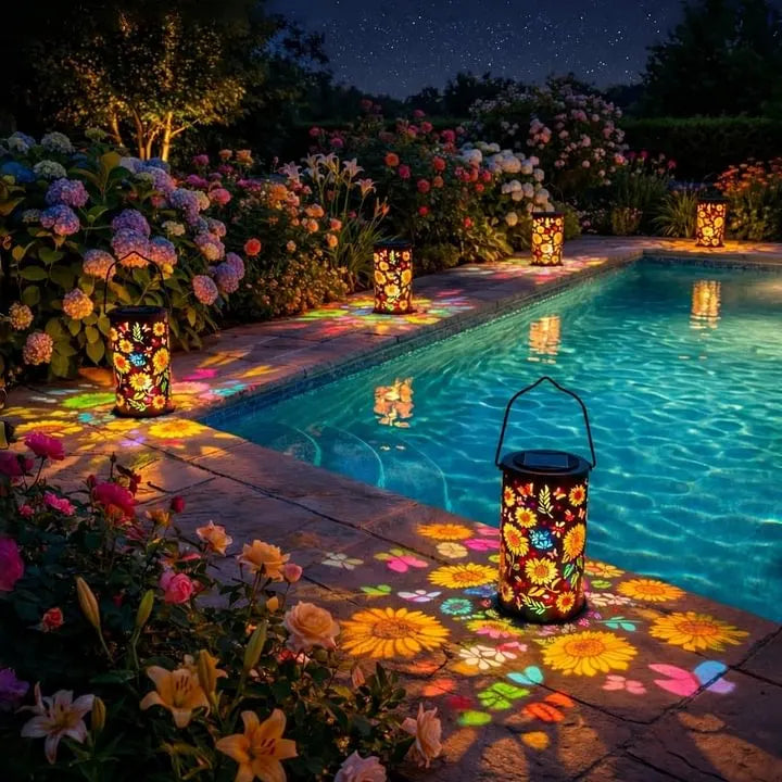 🔥HOT-💖50% Off 💐Solar Sunflower Garden Lantern🌼