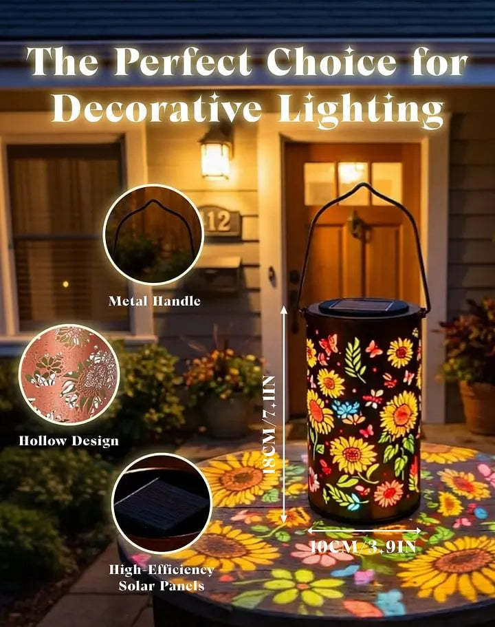 🔥HOT-💖50% Off 💐Solar Sunflower Garden Lantern🌼