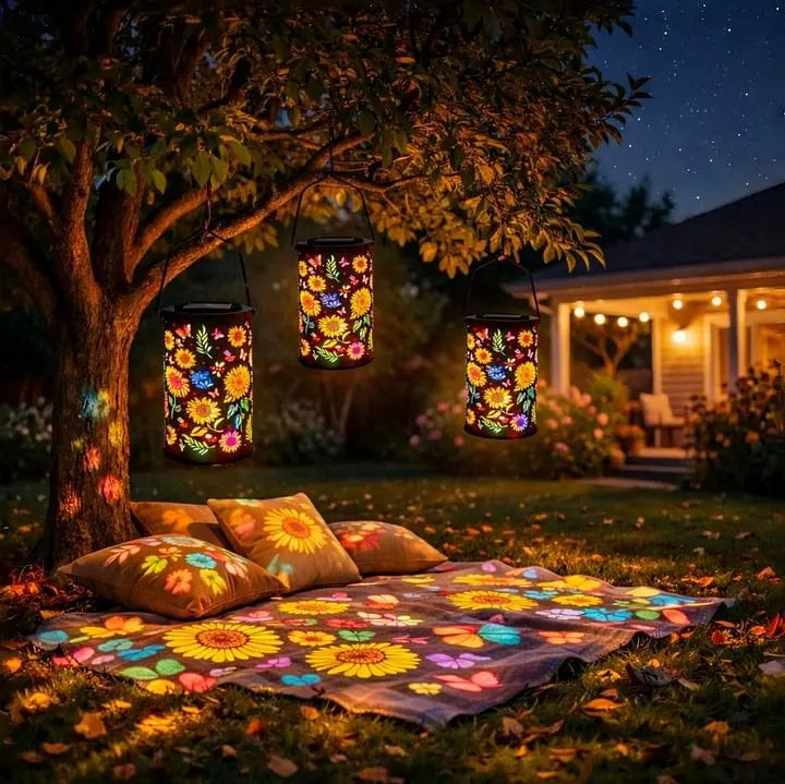 🔥HOT-💖50% Off 💐Solar Sunflower Garden Lantern🌼