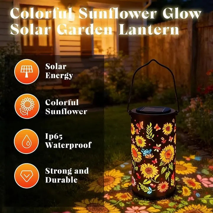🔥HOT-💖50% Off 💐Solar Sunflower Garden Lantern🌼
