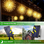 🎆 4-Pack Solar Fireworks Lights — 480 LEDs