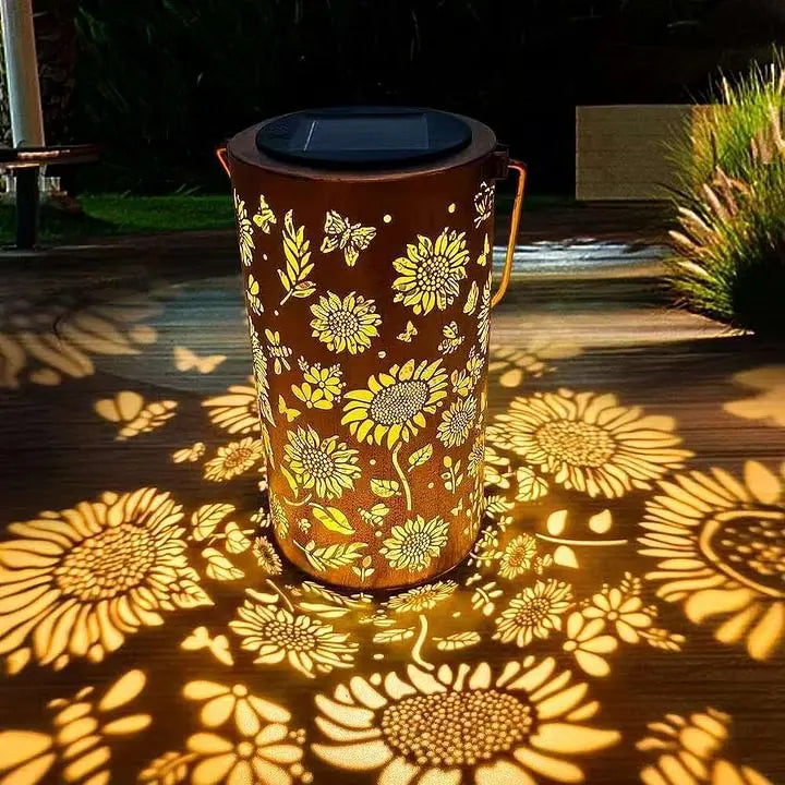 🔥HOT-💖50% Off 💐Solar Sunflower Garden Lantern🌼