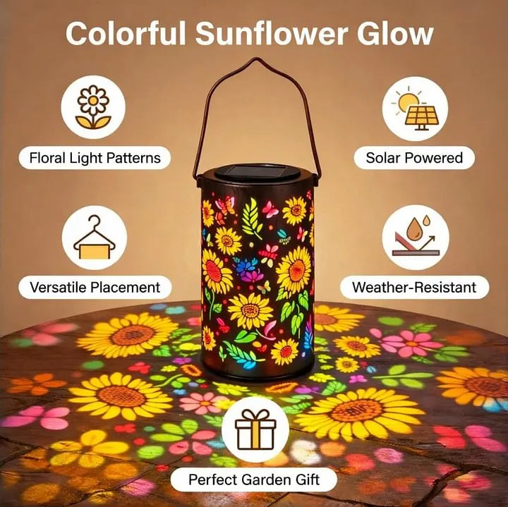 🔥HOT-💖50% Off 💐Solar Sunflower Garden Lantern🌼