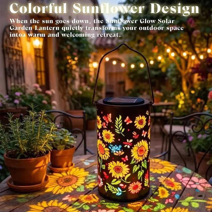 🔥HOT-💖50% Off 💐Solar Sunflower Garden Lantern🌼