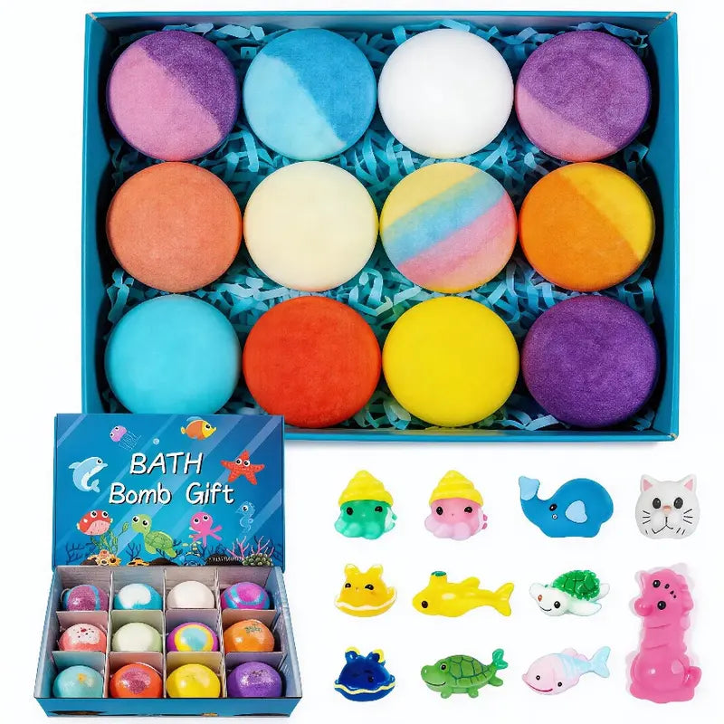 🔥LAST DAY 49% OFF - Natural Bath Bombs for Kids with Mega Bubbles & Surprise Inside