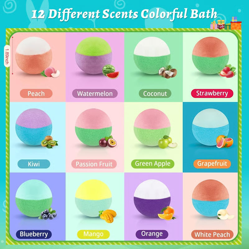 🔥LAST DAY 49% OFF - Natural Bath Bombs for Kids with Mega Bubbles & Surprise Inside